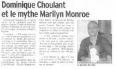 Dominique Choulant et le mythe Marilyn Monroe